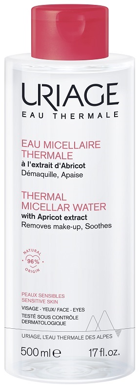 URIAGE EAU MICELLAIRE THERMALE PELLI SECCHE FLACONE 500 ML - Farmafamily.it