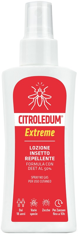 CITROLEDUM LOZIONE SPRAY EXTREME DEET 50% 100 ML - Farmafamily.it