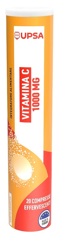 UPSA VITALITY VITAMINA C 1000 MG 20 COMPRESSE EFFERVESCENTI - Farmafamily.it