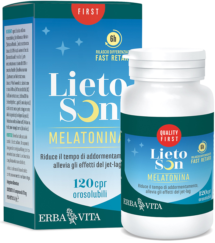 LIETOSON MELATONINA 120 COMPRESSE OROSOLUBILI - Farmafamily.it