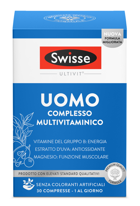 SWISSE MULTIVITAMINICO UOMO 30 COMPRESSE - Farmafamily.it