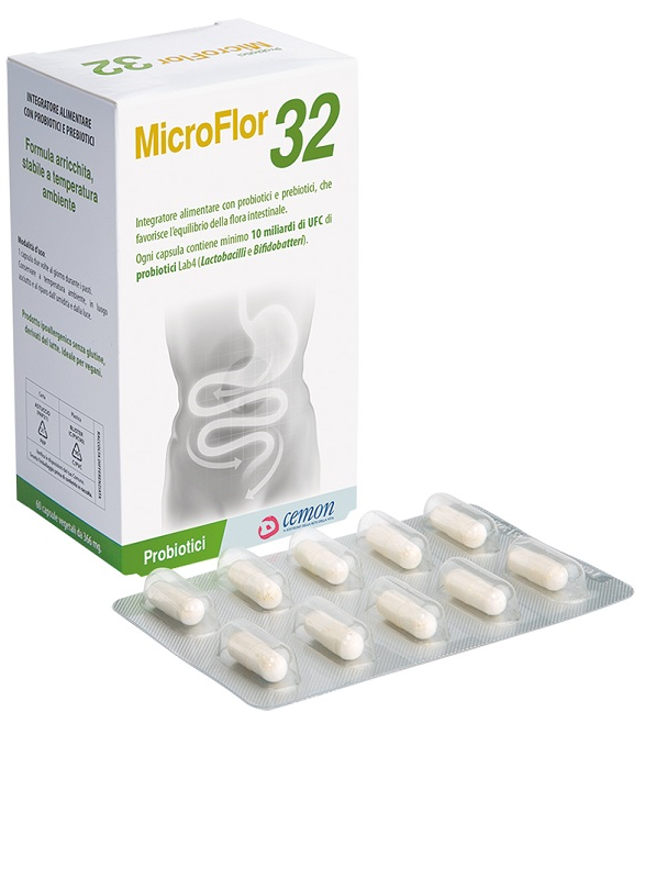 MICROFLOR 32 60 CAPSULE 366 MG NO FRIGO - Farmafamily.it