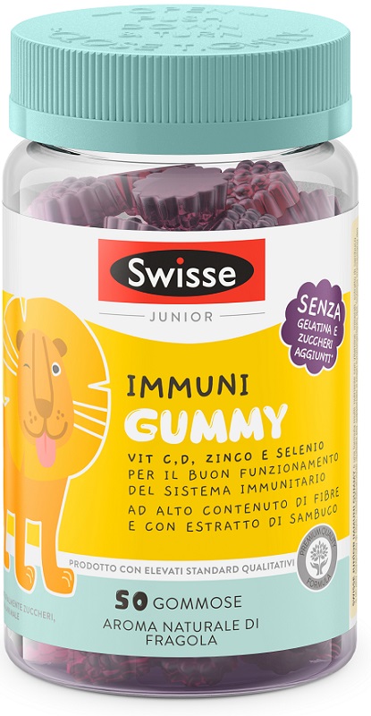 SWISSE JUNIOR IMMUNI GUMMY 50 PASTIGLIE GOMMOSE - Farmafamily.it