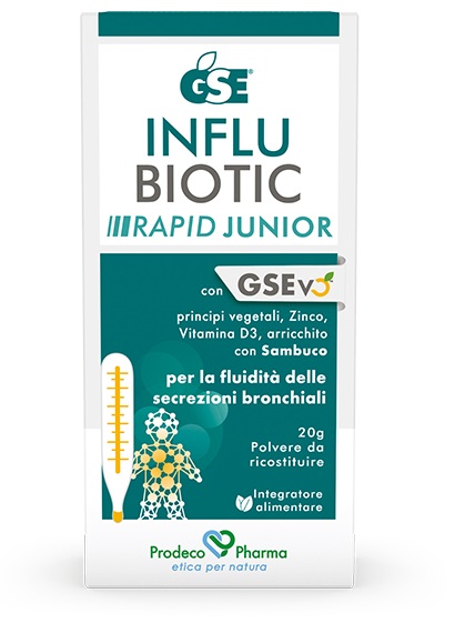 GSE INFLUBIOTIC RAPID JUNIOR 20 G - Farmafamily.it