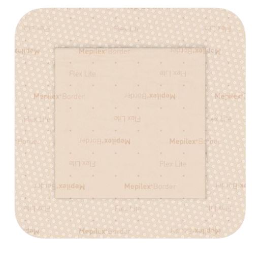 MEDICAZIONE IN SCHIUMA DI POLIURETANO MEPILEX BORDER FLEX LITE 15X15 CM 5 PEZZI - Farmafamily.it