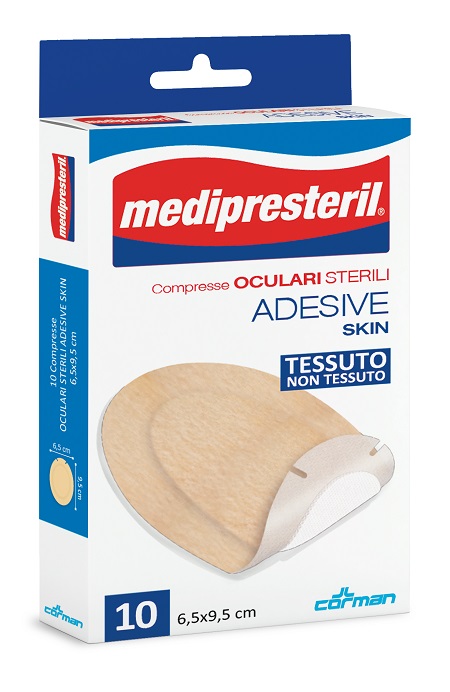 MEDIPRESTERIL COMPRESSA OCULARE ADESIVE SKIN 10 PEZZI - Farmafamily.it
