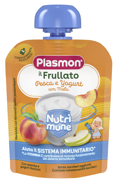 PLASMON NUTRI-MUNE PESCA/YOGURT CON MELA 85 G - Farmafamily.it