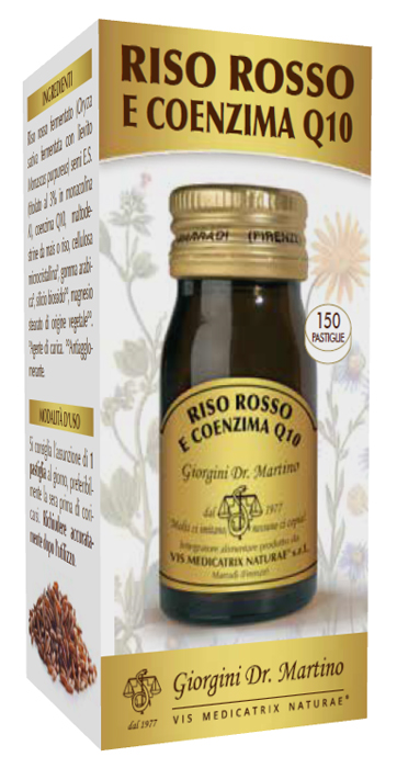 RISO ROSSO E COENZIMA Q10 30 G 150 PASTIGLIE - Farmafamily.it