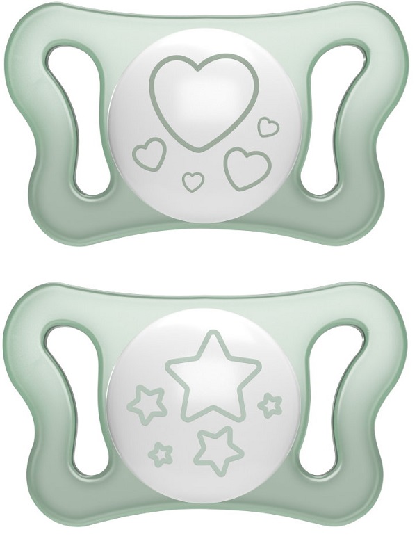 CHICCO SUCCHIETTO MICRO LUMI SILICONE 0-2M 2 PEZZI - Farmafamily.it