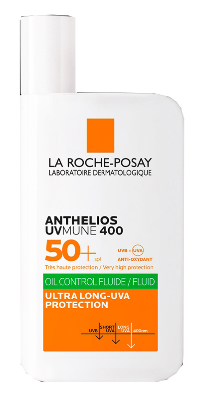 ANTHELIOS FLUIDO OIL CONTROL COLORATO UVMUNE SPF50+ 50 ML - Farmafamily.it