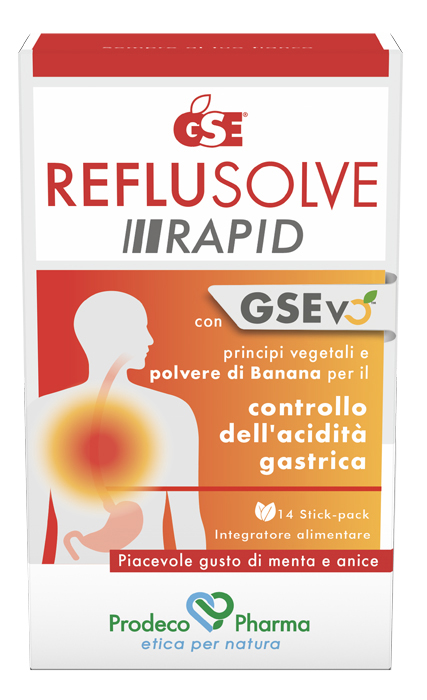 GSE REFLUSOLVE RAPID 14 STICK PACK - Farmafamily.it
