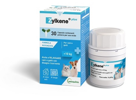 ZYLKENE PLUS CANI/GATTI 10 KG 30 CAPSULE - Farmafamily.it