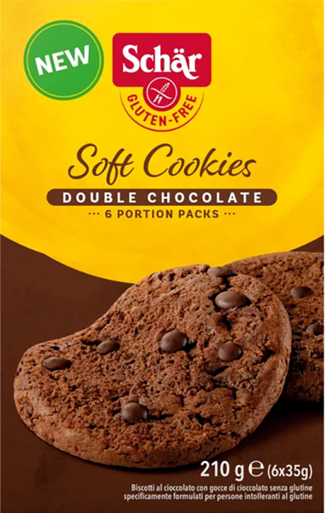 SCHAR SOFT COOKIE DOUBLE CHOCOLATE 210 G - Farmafamily.it