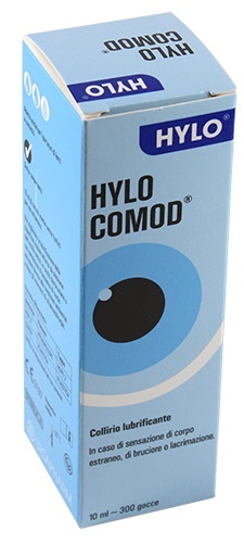 HYLO COMOD GOCCE OCULARI IALURONATO DI SODIO 1% FLACONCINO 10 ML - Farmafamily.it