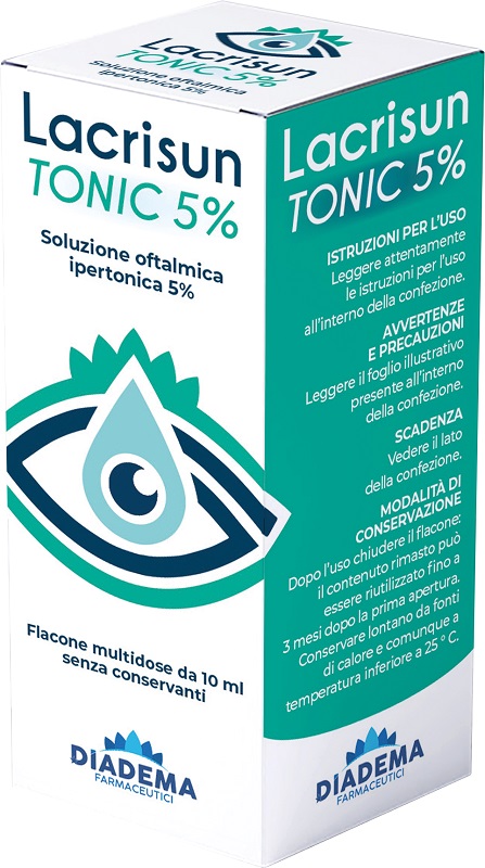 SOLUZIONE OFTALMICA IPERTONICA LACRISUN TONIC 5% 10 ML - Farmafamily.it