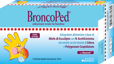 BRONCOPED SOLUZIONE ORALE 14 BUSTINE STICK PACK DA 10 ML - Farmafamily.it
