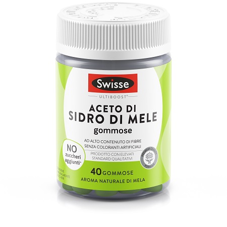 SWISSE ACETO DI SIDRO DI MELE 40 PASTIGLIE GOMMOSE - Farmafamily.it