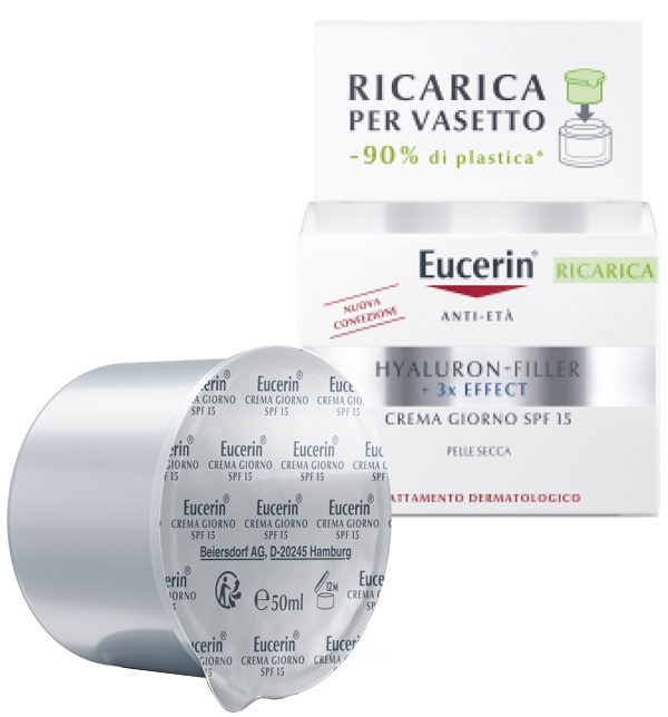 EUCERIN FACE CREAM ANTI AGE HYALURON GIORNO SPF15 50 ML - Farmafamily.it
