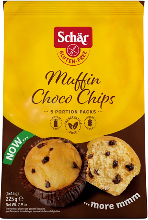 SCHAR MUFFIN CHOCO CHIP 225 G - Farmafamily.it