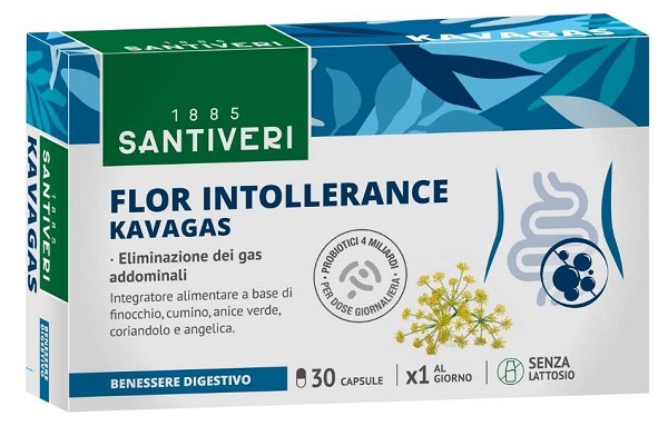 FLOR INTOLLERANCE KAVAGAS 30 CAPSULE - Farmafamily.it
