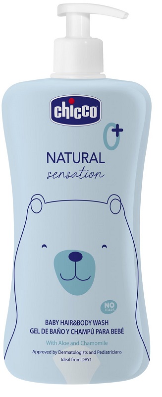 CHICCO NATURAL SENSATION BAGNO SHAMPOO 500 ML - Farmafamily.it
