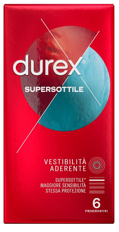 PROFILATTICO DUREX SUPERSOTTILE CLOSE FIT 6 PEZZI - Farmafamily.it
