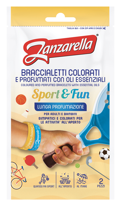 ZANZARELLA BRACCIALETTI SPORT&FUN 2 PEZZI - Farmafamily.it