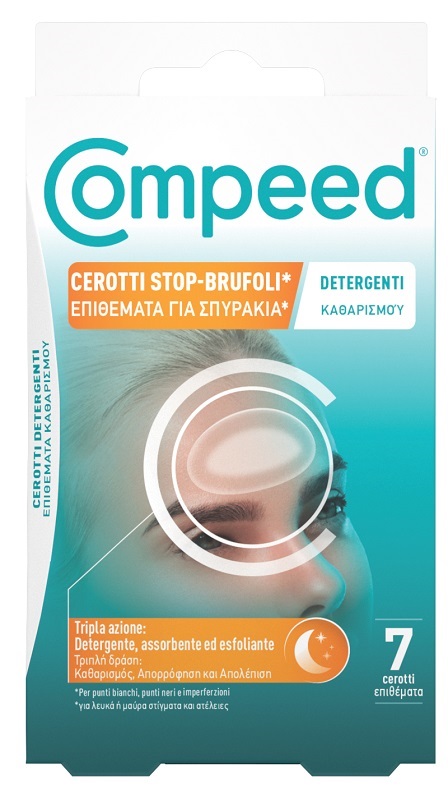 COMPEED CEROTTI STOP BRUFOLI DETERGENTI 7 PEZZI - Farmafamily.it