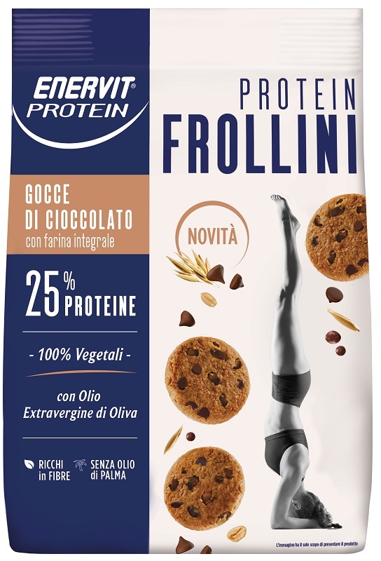 ENERVIT PROTEIN FROLLINO GOCCE CIOCCOLATO 200 G - Farmafamily.it