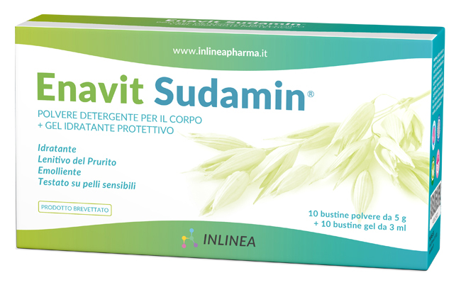 ENAVIT SUDAMIN 10 BUSTINE POLVERE DA 5 G + 10 BUSTINE GEL DA 5 ML - Farmafamily.it
