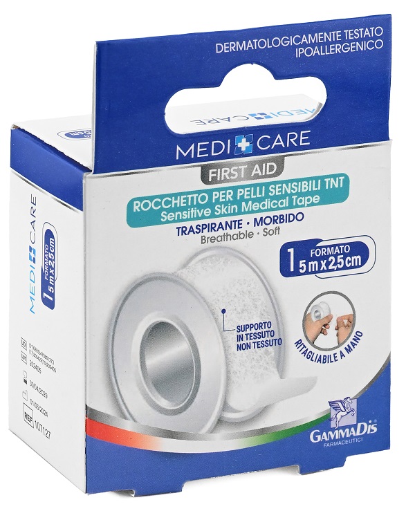 CEROTTO IN ROCCHETTO MEDICARE  TNT BIANCO 500X2,5 CM - Farmafamily.it