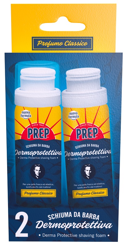 PREP SCHIUMA BARBA CLASSICA 2 PEZZI DA 50 ML - Farmafamily.it