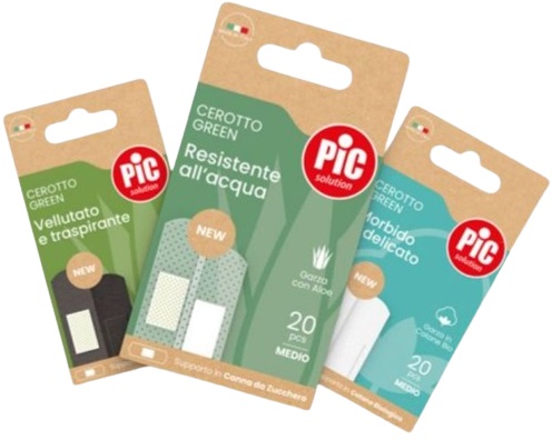 CEROTTO PIC GREEN BAMBU' ALOE STERILE 5X7,5 CM 5 PEZZI - Farmafamily.it