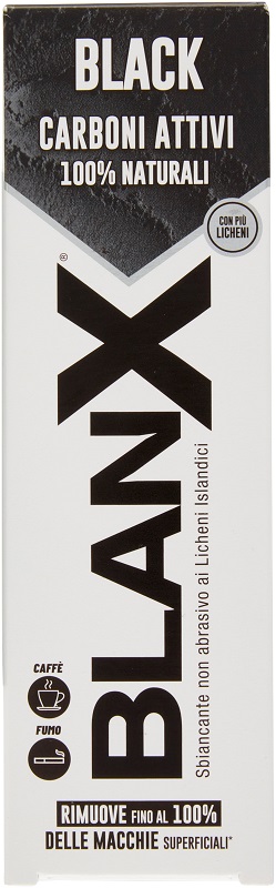 BLANX BLACK CARBONE DENTIFRICIO 75 ML - Farmafamily.it