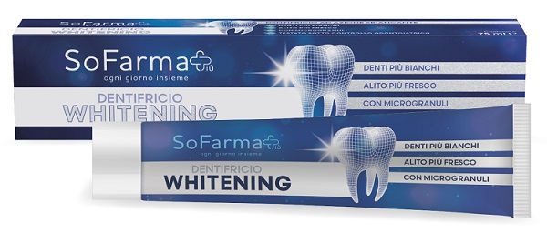 DENTIFRICIO WHITENING 75 ML SOFARMAPIU' - Farmafamily.it
