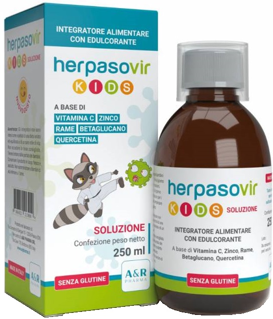 HERPASOVIR KIDS SOLUZIONE RT 250 ML - Farmafamily.it