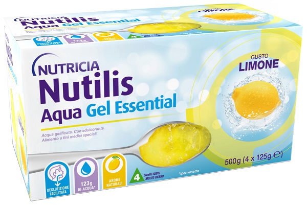 NUTILIS AQUA GEL LIMONE 4 PEZZI DA 125 G - Farmafamily.it