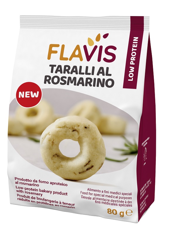 FLAVIS TARALLI ROSMARINO 80 G - Farmafamily.it