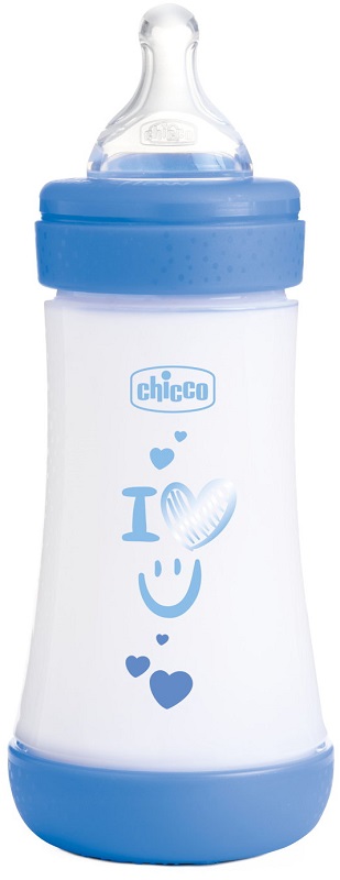 CHICCO BIBERON P5 240ML MED SILICONE BOY - Farmafamily.it
