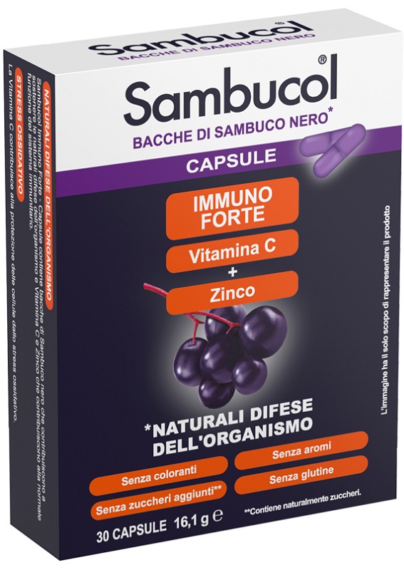 SAMBUCOL IMMUNOFORTE 30 CAPSULE - Farmafamily.it