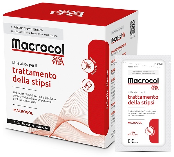 SANAVITA MACROCOL PLUS 20 BUSTINE DA 13,81 G - Farmafamily.it