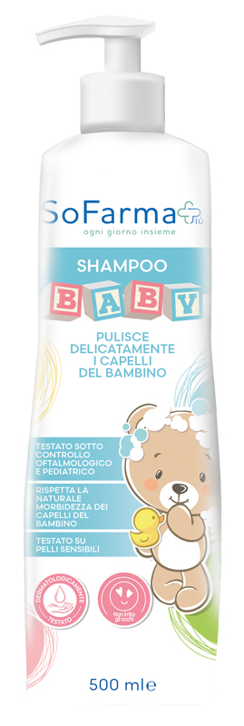 SHAMPOO BABY 500 ML SOFARMAPIU' - Farmafamily.it