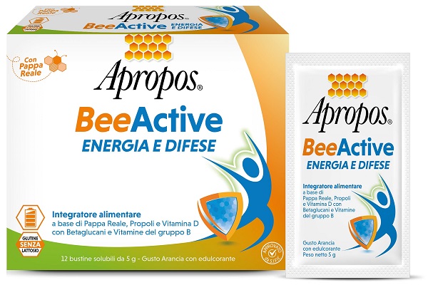 APROPOS BEEACTIVE ENERGIA E DIFESE 12 BUSTINE - Farmafamily.it