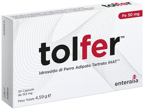 TOLFER IHAT IDROSSIDO FERRO ADIPATO TARTRATO NANO 30 CAPSULE - Farmafamily.it