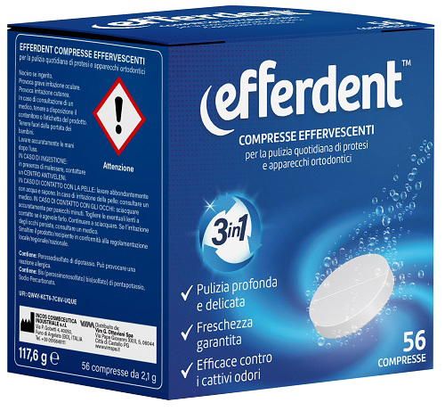 EFFERDENT 56 COMPRESSE EFFERVESCENTI - Farmafamily.it