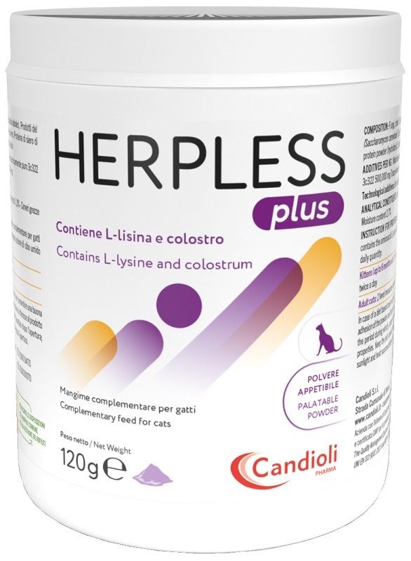 HERPLESS PLUS POLVERE 120 G - Farmafamily.it