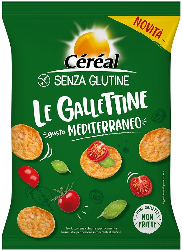 CEREAL SENZA GLUTINE GALLETTINE GUSTO MEDITERRANEO 70 G - Farmafamily.it