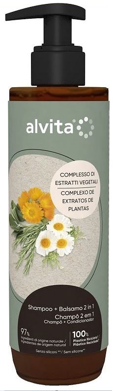 ALVITA SHAMPOO + BALSAMO 2 IN 1 400 ML - Farmafamily.it