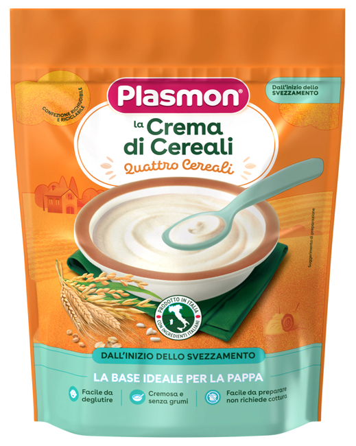 PLASMON CEREALI CREMA AI 4 CEREALI 200 G - Farmafamily.it