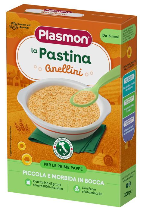 PLASMON PASTA ANELLINI 300 G - Farmafamily.it
